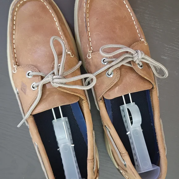 Sperry Men's Brown Suede Boat Shoes Like NEW Size 10 Medium - Picture 6 of 7